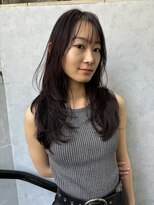 ノス 表参道(NOOS)&nbsp;レイヤー/エアリーロング/美髪/赤髪／ブラウンカラー