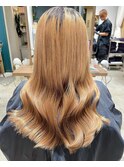 韓国ヘアレイヤーカットダブルハイライトカラー【Lapista池袋】 