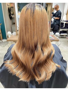 ラピスタ 池袋(Lapista) 韓国ヘアレイヤーカットダブルハイライトカラー【Lapista池袋】