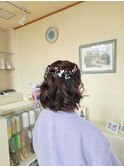 お呼ばれヘア