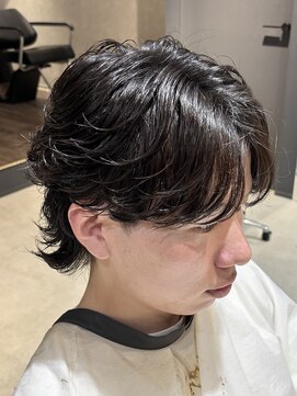 ボンドストーリールミエール(Bond Story lumiere) フェザーパーマフェザーショート毛流れパーマニュアンスパーマ