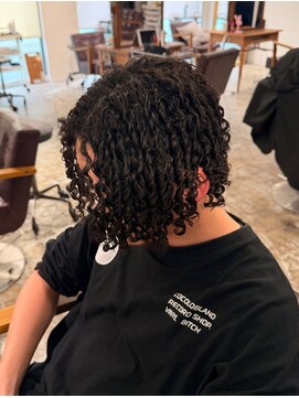 メゾンフォーメン 心斎橋店(Maison for men) コイルカーリー　フィンガーコイル　フェードカット