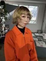 マトペ&nbsp;レイヤーボブ　ボブデザインカラー
