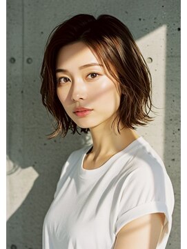 ウェーヴ 浜松小豆餅店(wave) 大人ボブヘア