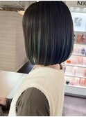 ハイライトカラーオリーブグリーン