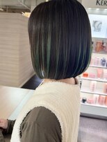 キャパジャストヘアー(CAPA just hair) ハイライトカラーオリーブグリーン