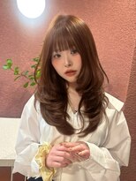 ボタン コロン 表参道 原宿(VOTAN COLON)&nbsp;春は暖色ブラウンと、ふわふわレイヤーがおすすめ♪
