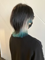 サロンチーズ(SALON CHEESE)&nbsp;【SALON CHEESE】ブリーチカラー＿ウルフカット＿韓国