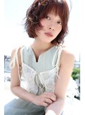 【ステップボーンカット】揺らぎレイヤーボブ/モガブラウン