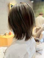 メイキー 本厚木(MA-IKI) くびれボブ/ミディアムレイヤーボブ白髪ぼかし/メイキー本厚木