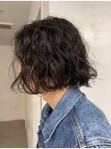 朝ラクパーマメンズボブパーマくせ毛風パーマ