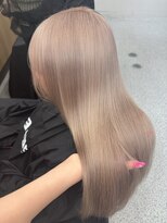 ペレ 原宿(PELE)&nbsp;ダークパープルナチュラルショート夏のヘアアレンジ原宿