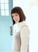 *Bonjour!* 切りっぱなしボブ_a
