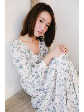 ロロネー 梅田(Lolonois) 【Lolonois梅田】大人ストレートボブ（藤岡なおき）