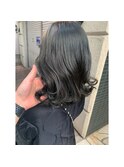 ブリーチなしダークグレージュ