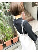 #まるみショート#オリーブベージュ