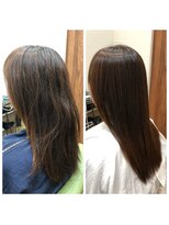 ヘアーグラン(Hair Gran.)&nbsp;縮毛矯正施術例