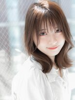 【ROMA銀座】大人可愛いくびれヘア/小顔ミストバングセミディ