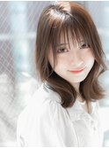 【ROMA銀座】大人可愛いくびれヘア/小顔ミストバングセミディ