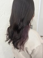 アジールヘア 北千住駅西口店(agir hair)&nbsp;インナーカラー　ピンクラベンダー韓国ブリーチ北千住