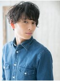 くせ毛ランダムパーマモテ髪ウェットヘアQ