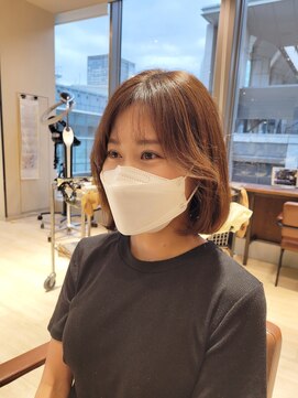 アフロート ギンザ(AFLOAT GINZA) 30代40代50代◎マスクでも美しい大人のボブヘア