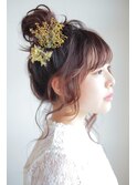 大人可愛いお団子アレンジ