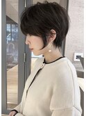 大人可愛い20代30代40代インナーカラー小顔ウルフレイヤーボブ