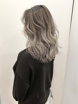 ジャム オードリー(Jam Audrey) シルバーグレージュ×バレイヤージュ（グラデーション）