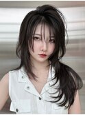 ワンホンヘア/韓国ヘア/ウルフ/前髪[レイヤーカット/渋谷]