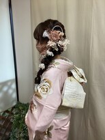 ナカジマ美容室&nbsp;あみ編み下ろしスタイル