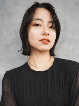 マノ 千歳烏山(MaNO) 大人ショートハイライト髪質改善キッズカット前髪30代40代