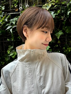 アンバー 池袋(amber) 丸みショート[ショート/ベージュ/美髪[池袋駅]