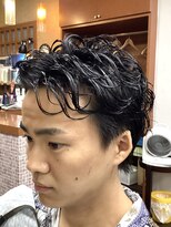 コダマ 新大塚店(KODAMA)&nbsp;メンズウルフパーマスタイル（マッシュパーマ）床屋/新大塚