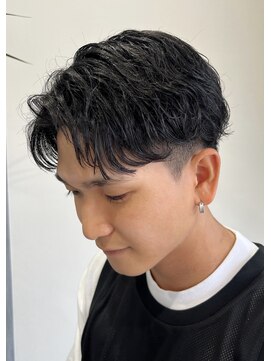 ネクストフォーヘアー(NEXT for hair) 黒髪 パーマ リバース 束感 刈り上げ ツーブロ グリース