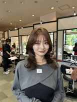 コムマティス 恵比寿ガーデンプレイス(Comme Matisse)&nbsp;@matisse_yuto.レイヤーカット/くびれヘア/グレージュ