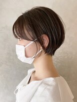 シオン(shion)&nbsp;マロンベージュ似合わせカットフェザーショート_ba385563