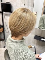 ヘアー アイス 御器所本店(HAIR ICI) 20代30代40代大人可愛いアッシュベージュダブルカラー美肌