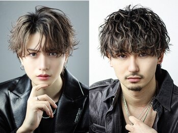 ハイパー(HYPER)の写真/《メンズ専門サロン》パーマ/ハイライト等,様々なジャンルに特化◎個性を活かしてオンリーワンのスタイルを