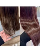 スタイル 横浜(STYLE)&nbsp;エクステ８０本ベリーピンクエクステ/長さだしロングエクステ