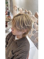 ヘアリゾートエーアイ 新宿西口店(hair resort Ai)&nbsp;メンズバレイヤージュシャドールーツ刈り上げセンターパート新宿
