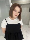 赤から大イメチェン☆ミルクティーカラー☆