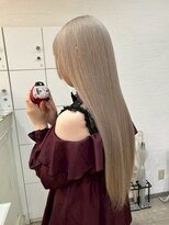 インク サカエ(inq sakae) ベージュ/レイヤーカット/髪質改善