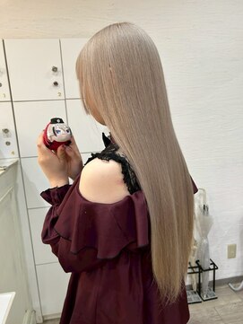 インク サカエ(inq sakae) ベージュ/レイヤーカット/髪質改善