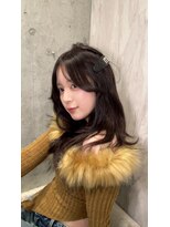 ロンドルピナス 小倉(Lond Lupinus) 黒髪カタログ/オリーブグレー/ココアベージュ/小顔に見せるヘア