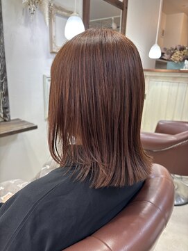 浮遊感ある切りっぱなしボブ！