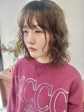 ヘアー アイス 御器所本店(HAIR ICI) 20代30代◎強めボブパーマ×小顔見せボブ