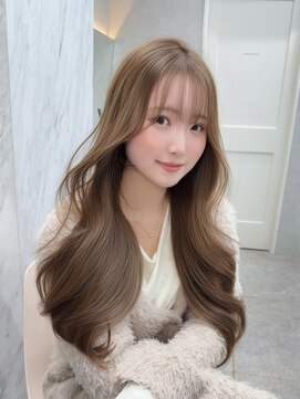 ロンド レア 天神大名店(Lond Le’a) 着物/ミディアムレイヤーカット/似合わせカット/大人ガーリー