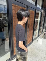 ラフ バイ マグ 南松本(R.A.F. by Mag)&nbsp;センターパートニュアンスパーマワンカールパーマカルマパーマ