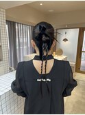結婚式/お呼ばれヘア/ヘアセット/ヘアアレンジ